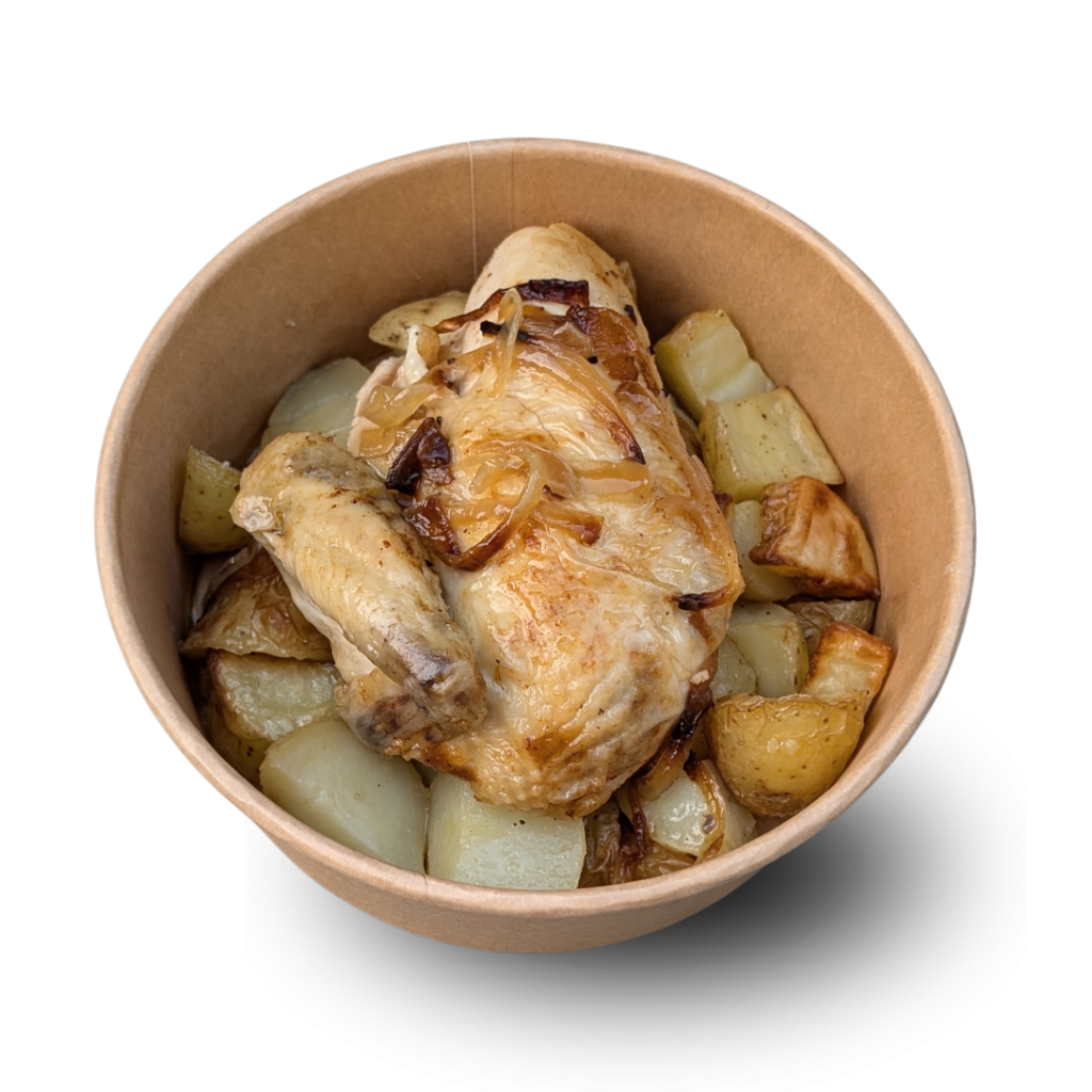 Poulet rôti et pommes de terre version Tchic-Tchic